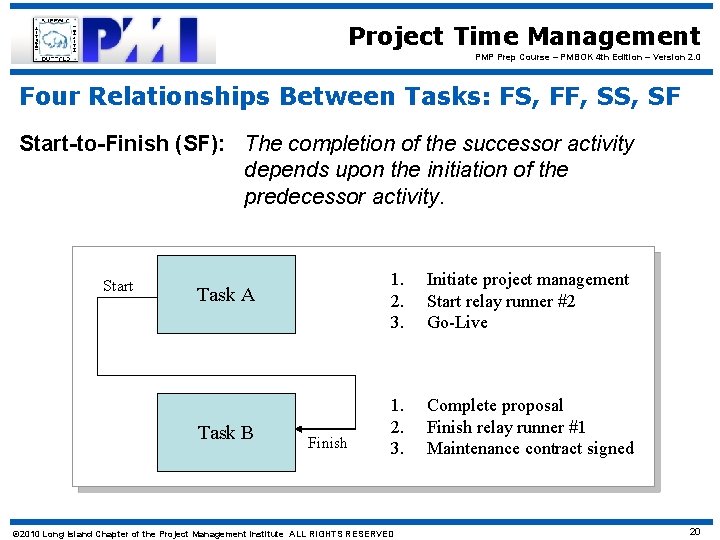 Project Time Management PMP Prep Course – PMBOK 4 th Edition – Version 2.