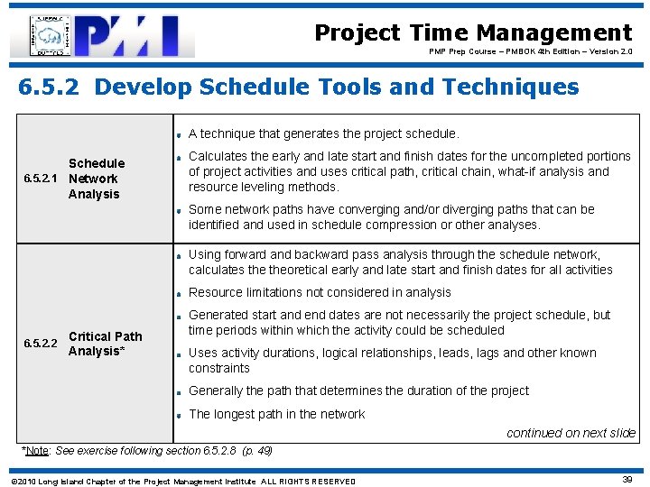 Project Time Management PMP Prep Course – PMBOK 4 th Edition – Version 2.
