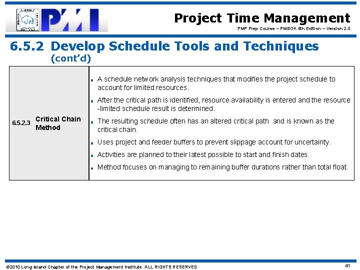 Project Time Management PMP Prep Course – PMBOK 4 th Edition – Version 2.