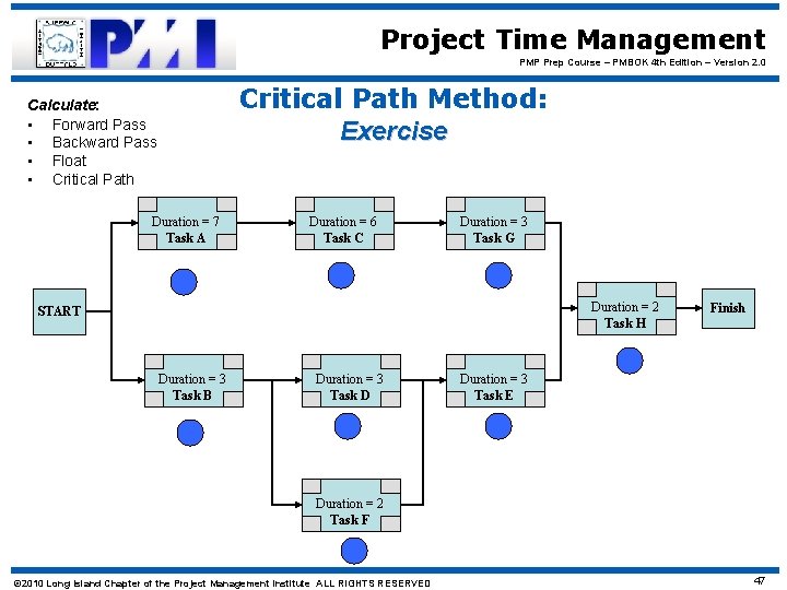 Project Time Management PMP Prep Course – PMBOK 4 th Edition – Version 2.