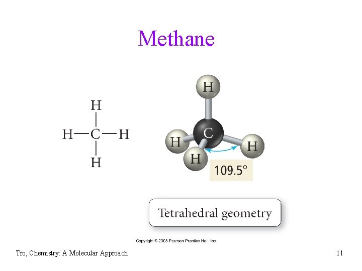 Methane Tro, Chemistry: A Molecular Approach 11 