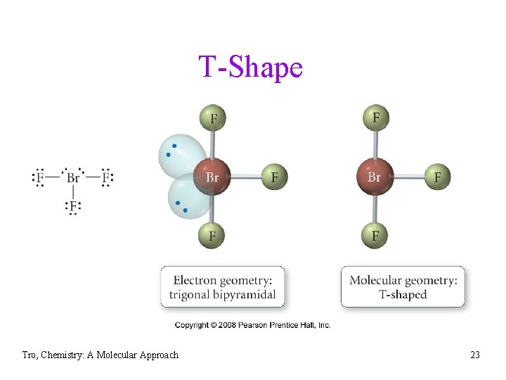 T-Shape Tro, Chemistry: A Molecular Approach 23 