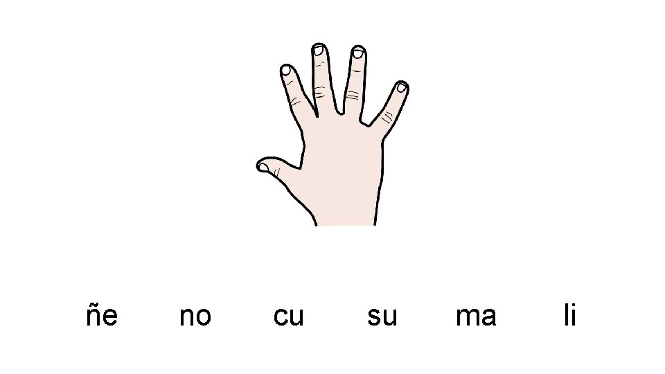 ñe no cu su ma li 