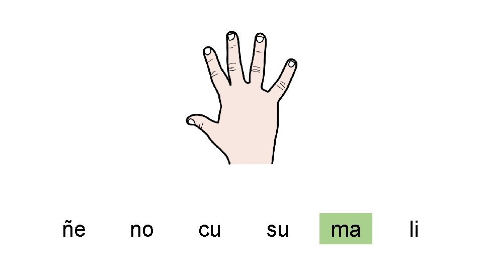 ñe no cu su ma li 