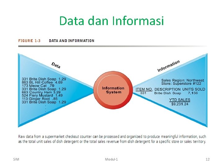 Data dan Informasi SIM Modul-1 12 