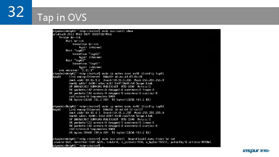 32 Tap in OVS 
