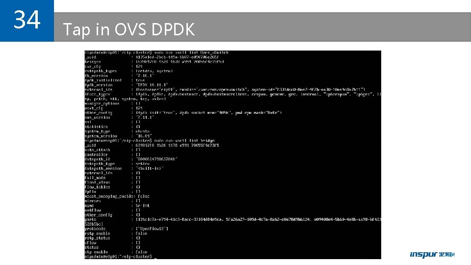 34 Tap in OVS DPDK 