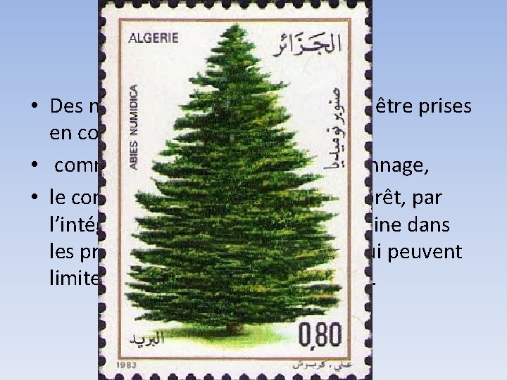 Conclusion • Des mesures de protection doivent être prises en compte: • comme le