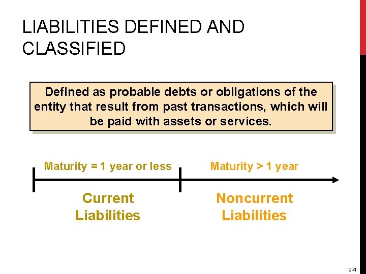 CHAPTER 9 REPORTING AND INTERPRETING LIABILITIES Power Point