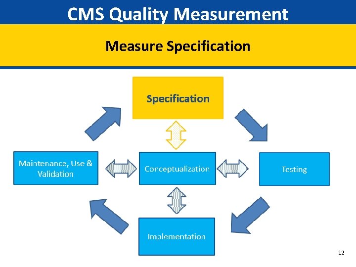 CMS Quality Measurement Measure Specification 12 