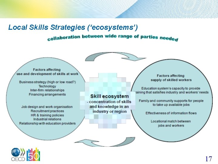 Local Skills Strategies (‘ecosystems’) 17 