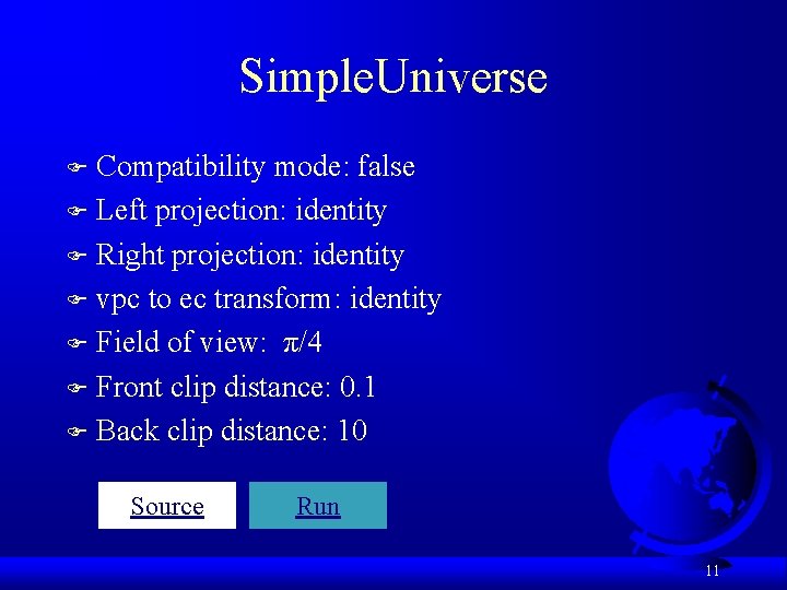 Simple. Universe Compatibility mode: false F Left projection: identity F Right projection: identity F