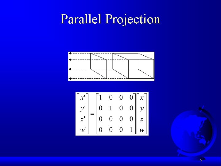 Parallel Projection 3 