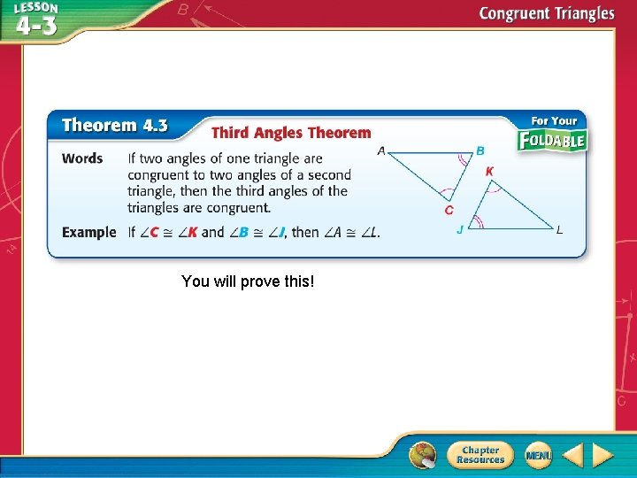 You will prove this! 