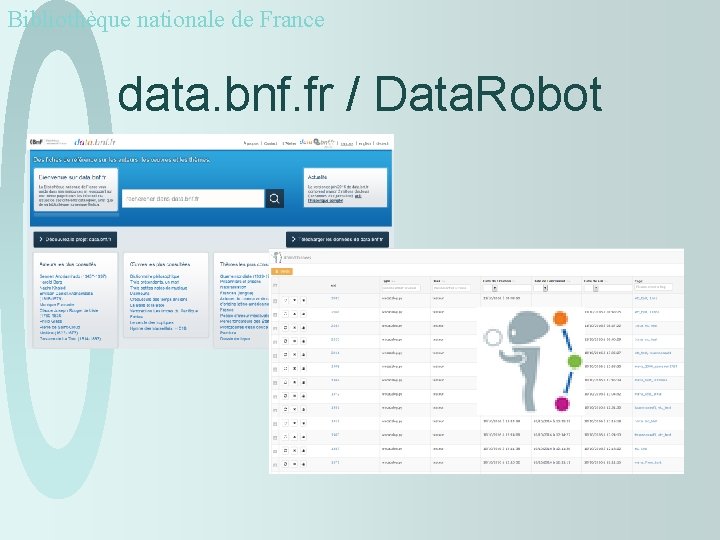 Bibliothèque nationale de France data. bnf. fr / Data. Robot 