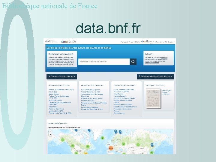 Bibliothèque nationale de France data. bnf. fr 