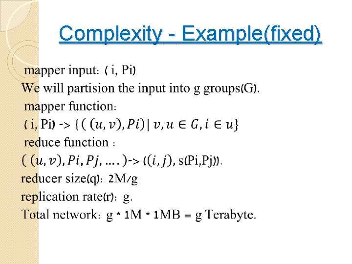 Complexity - Example(fixed) 