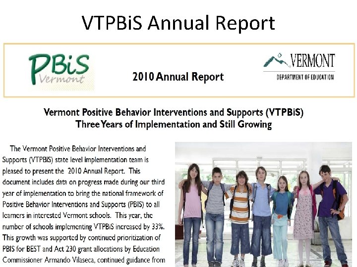 VTPBi. S Annual Report 