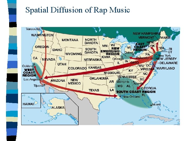 Spatial Diffusion of Rap Music 