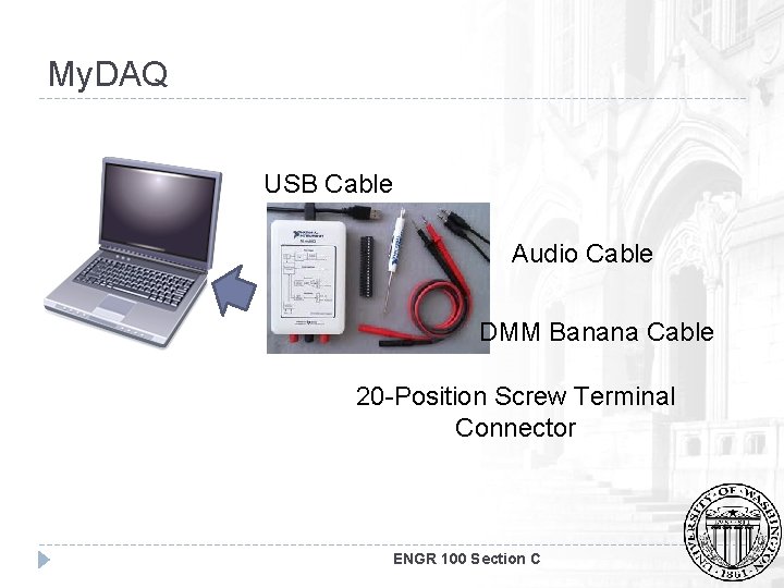My. DAQ USB Cable Audio Cable DMM Banana Cable 20 -Position Screw Terminal Connector