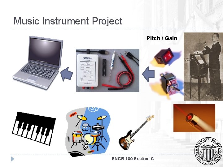 Music Instrument Project Pitch / Gain ENGR 100 Section C 