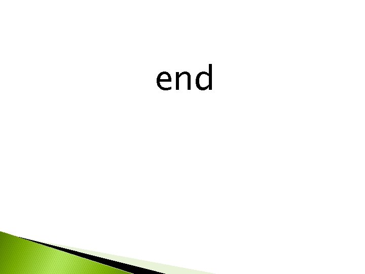 end 