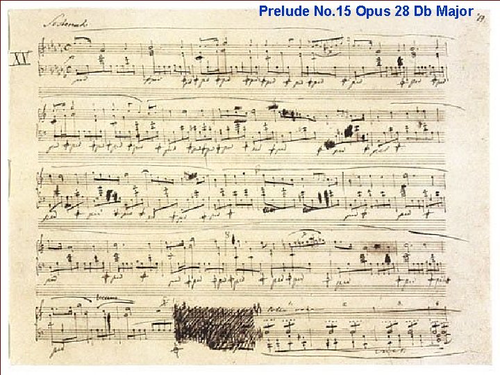 Prelude No. 15 Opus 28 Db Major 