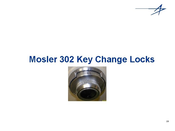 Mosler 302 Key Change Locks 23 