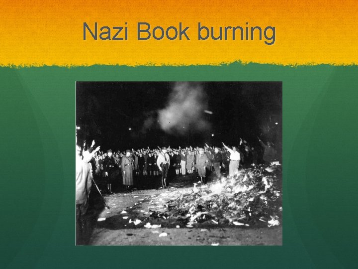 Nazi Book burning 