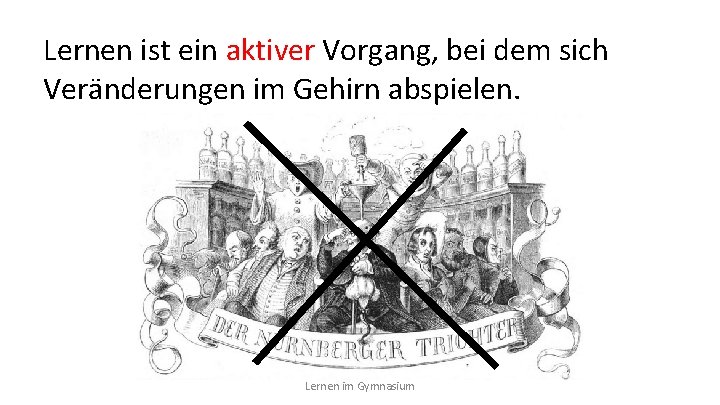 Lernen ist ein aktiver Vorgang, bei dem sich Veränderungen im Gehirn abspielen. Lernen im