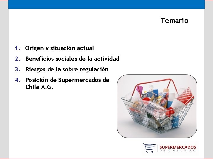 Temario 1. Origen y situación actual 2. Beneficios sociales de la actividad 3. Riesgos