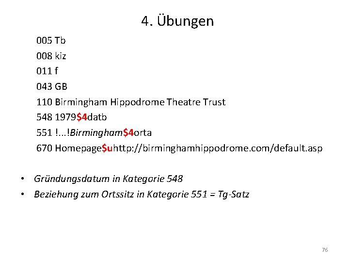 4. Übungen 005 Tb 008 kiz 011 f 043 GB 110 Birmingham Hippodrome Theatre