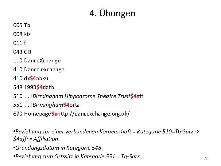 4. Übungen 005 Tb 008 kiz 011 f 043 GB 110 Dance. Xchange 410