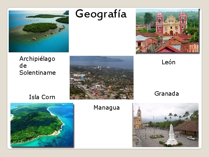 Geografía Archipiélago de Solentiname León Granada Isla Corn Managua 