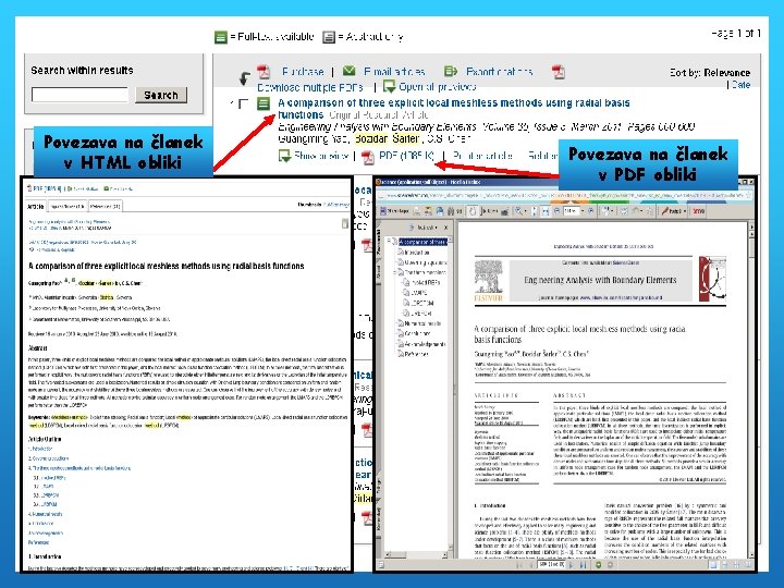 Povezava na članek v HTML obliki Povezava na članek v PDF obliki 