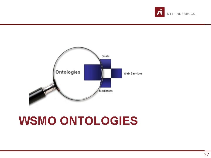 WSMO ONTOLOGIES 27 