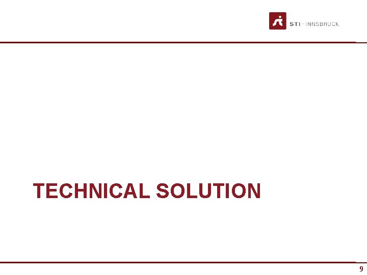 TECHNICAL SOLUTION 9 