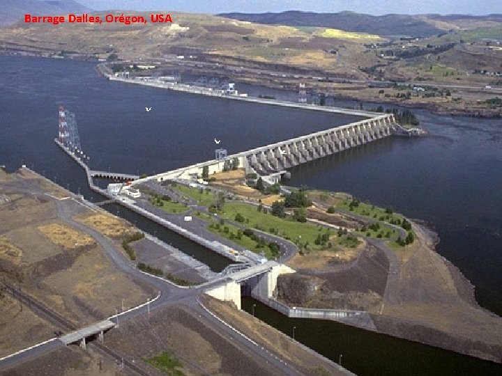 Barrage Dalles, Orégon, USA 