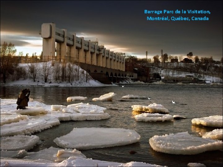 Barrage Parc de la Visitation, Montréal, Québec, Canada 