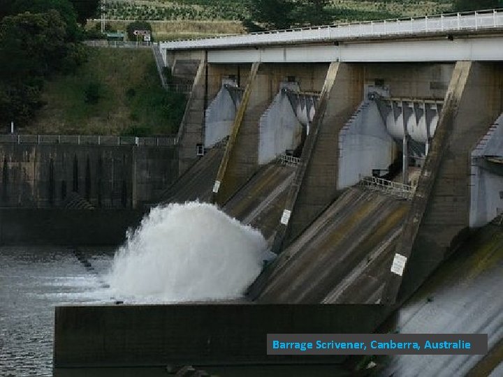 Barrage Scrivener, Canberra, Australie 