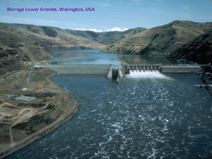 Barrage Lower Granite, Wasington, USA 