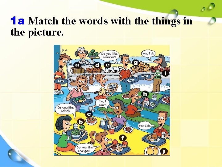 1 a Match the words with the things in the picture. 