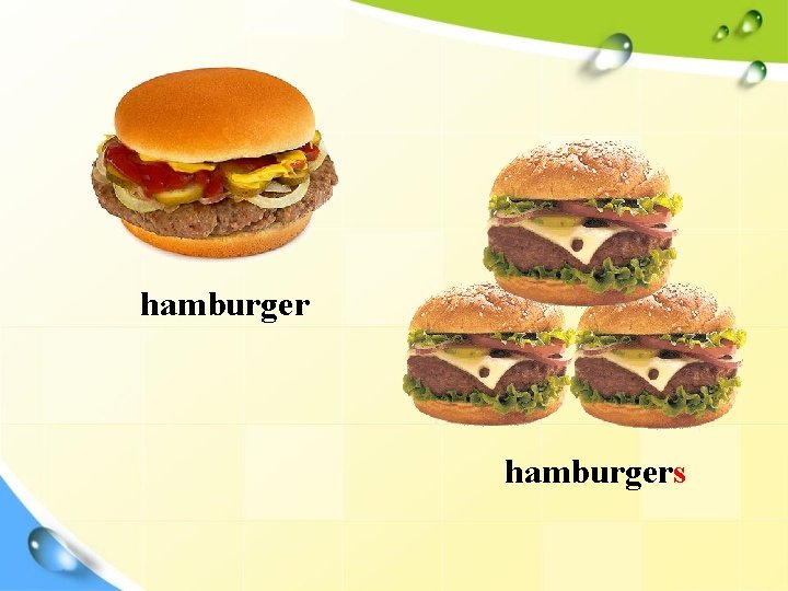 hamburgers 