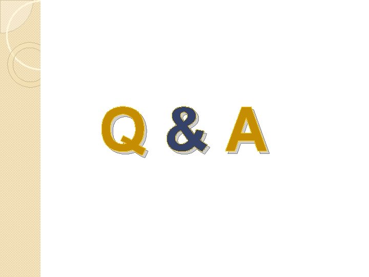 Q&A 