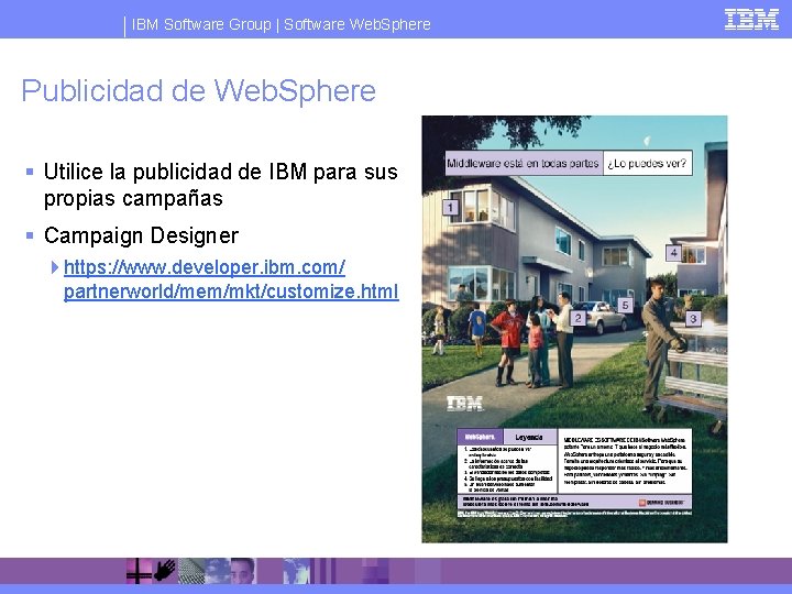 IBM Software Group | Software Web. Sphere Publicidad de Web. Sphere § Utilice la