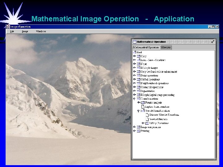 Mathematical Image Operation - Application 