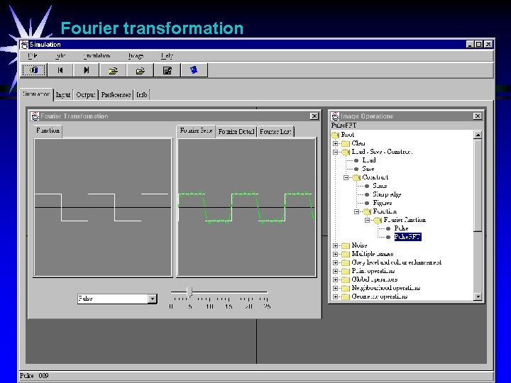 Fourier transformation 