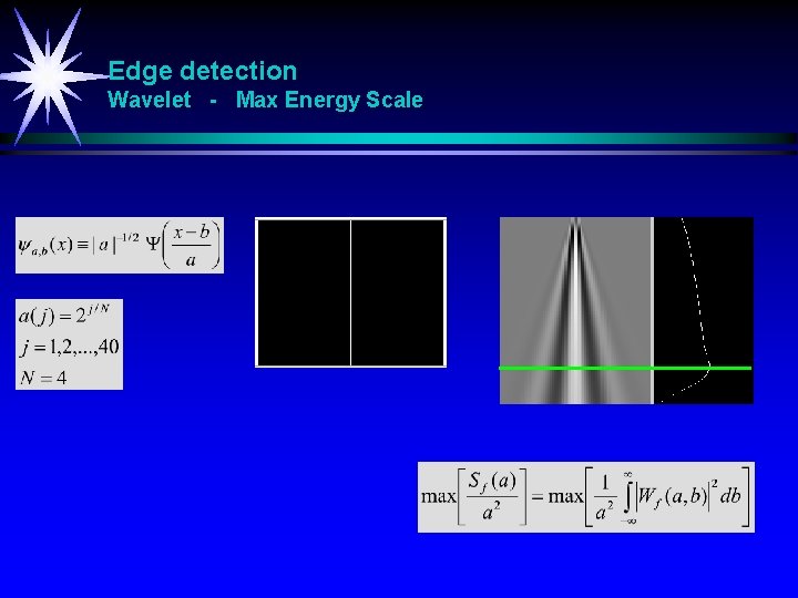 Edge detection Wavelet - Max Energy Scale 