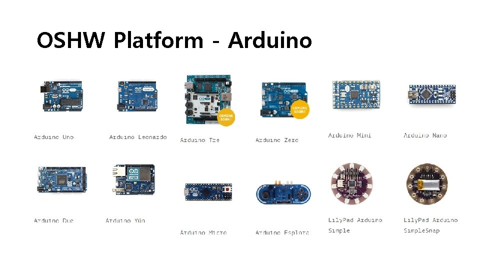 OSHW Platform - Arduino 