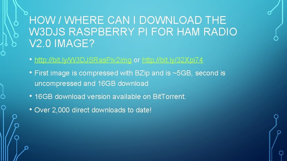HOW / WHERE CAN I DOWNLOAD THE W 3 DJS RASPBERRY PI FOR HAM